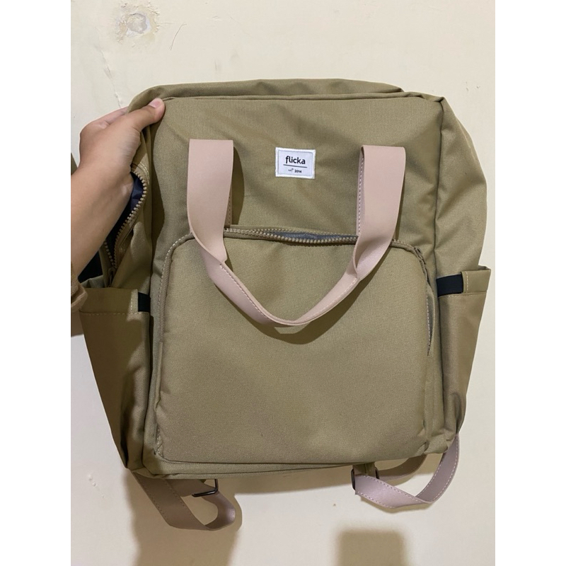 preloved Flicka nolan backpack tas ransel wanita