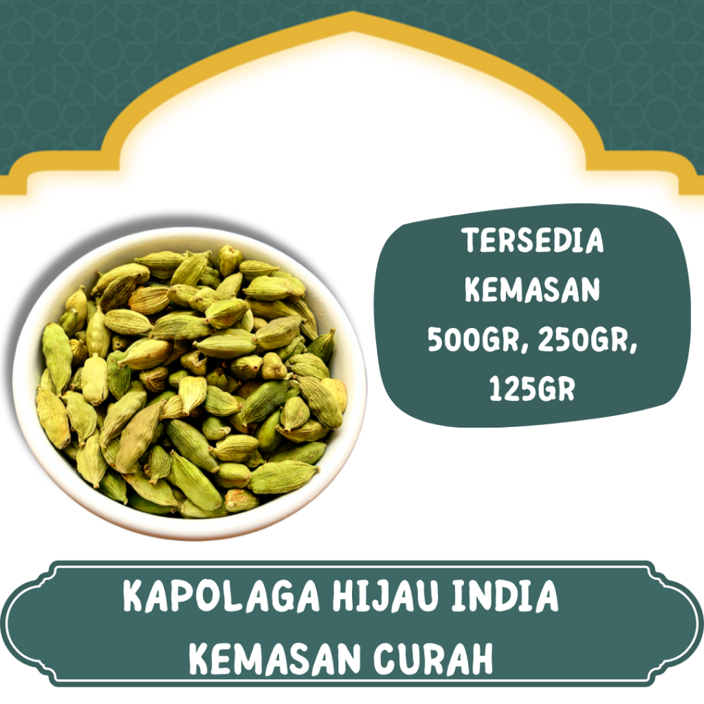 

KAPOLAGA AKBAR HIJAU INDIA BUMBU REMPAH TRADISIONAL IMPOR INDIA I BUMBU UNTUK NASI KEBULI BRIYANI YAMAN