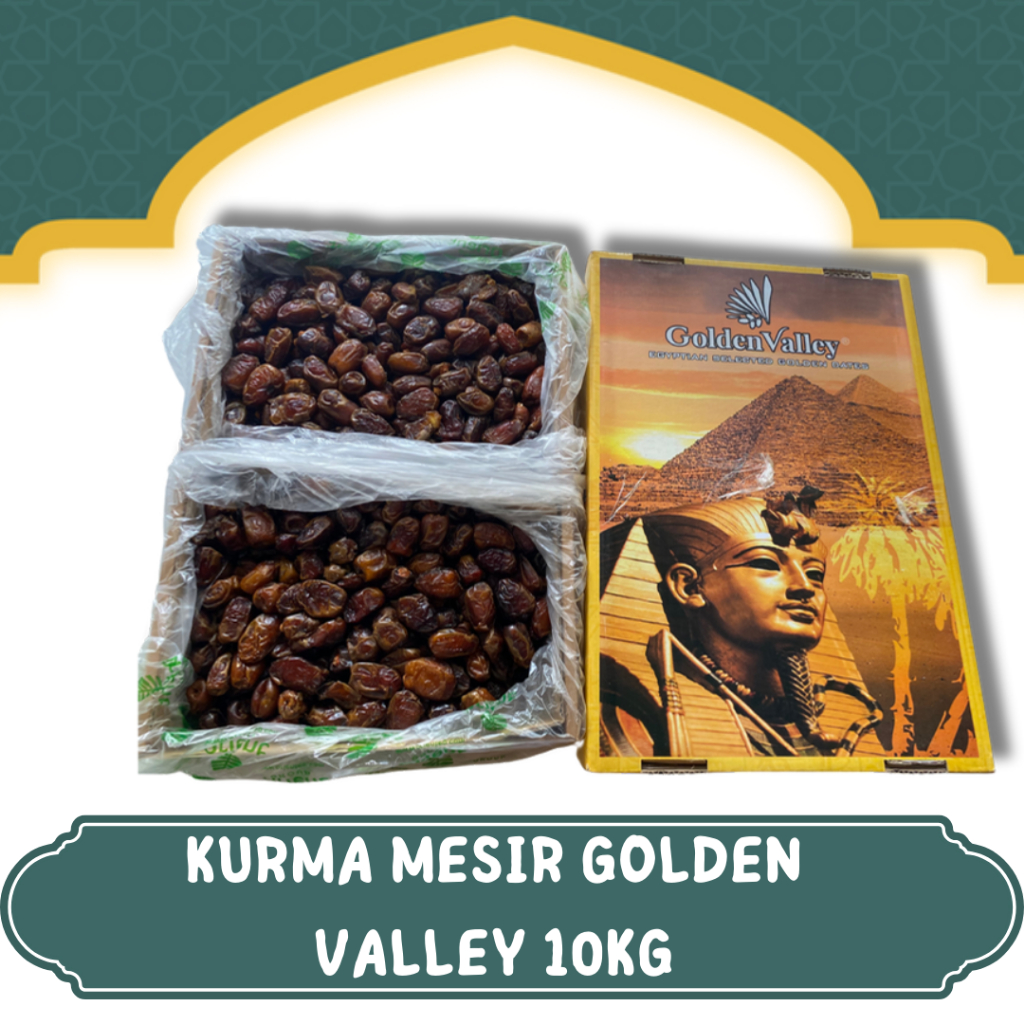 

OLEH OLEH HAJI DAN UMROH KURMA MESIR GOLDEN VALLEY 10KG EGYPTIAN I KURMA MESIR GOLDEN VALLEY I KURMA BASAH I KURMA MESIR PREMIUM DATES