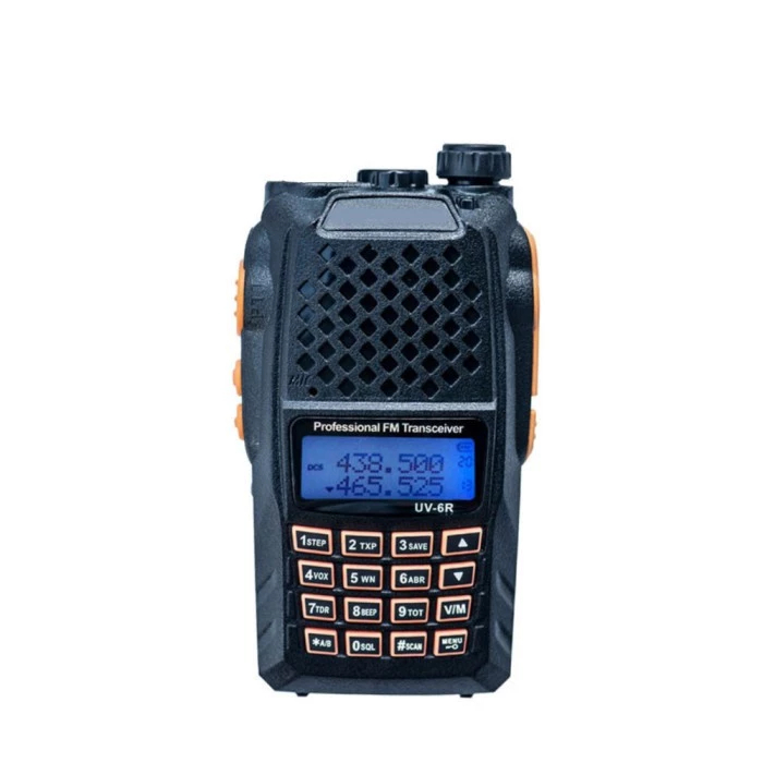 Walkie talkie HT BF UV 6R Dual band 7 Watt hitam HT UV6r ht handy talky uv 6r dualband uv-6r