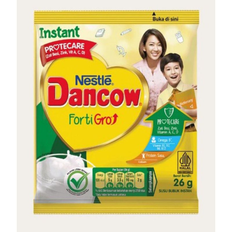 

Dancow FortiGro Instant Putih 1 Renceng Isi 10 Sachet