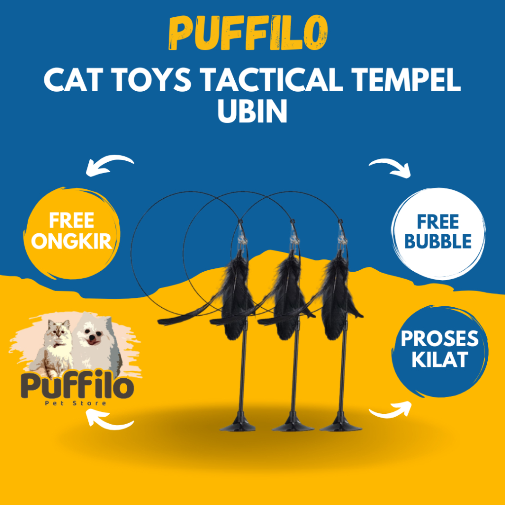 Mainan Tongkat Tempel Ubin - Cat Toys Tartical