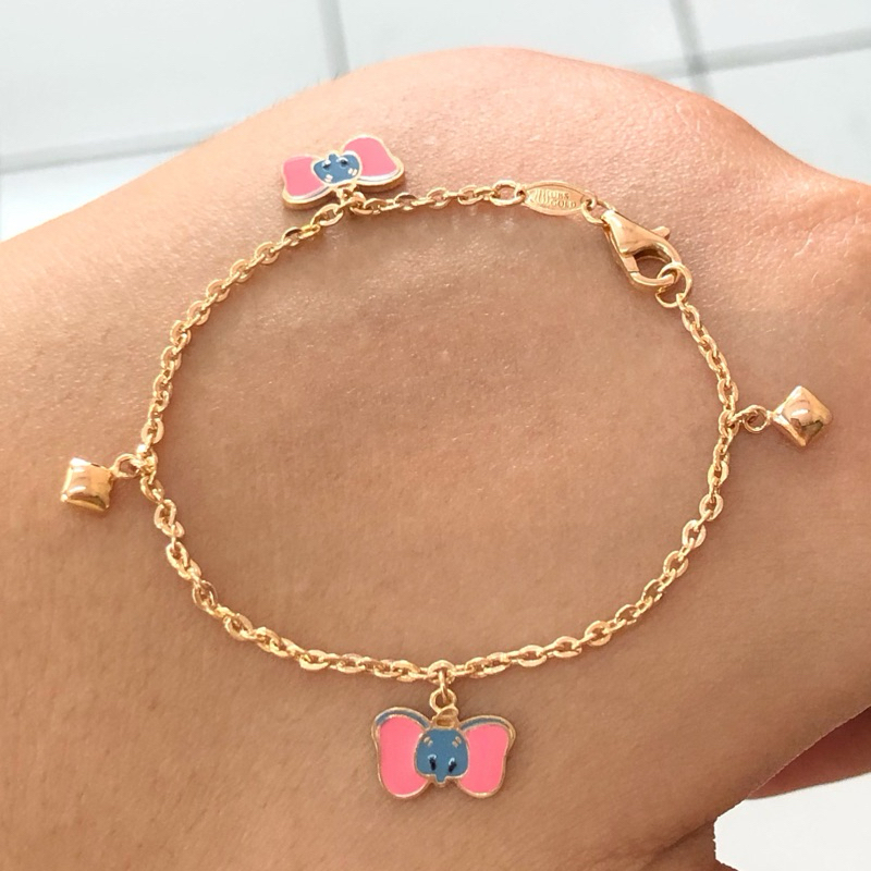 MA9- GELANG ANAK DUMBO DISNEY 2.15GR KADAR 375 PANJANG 15CM UBS