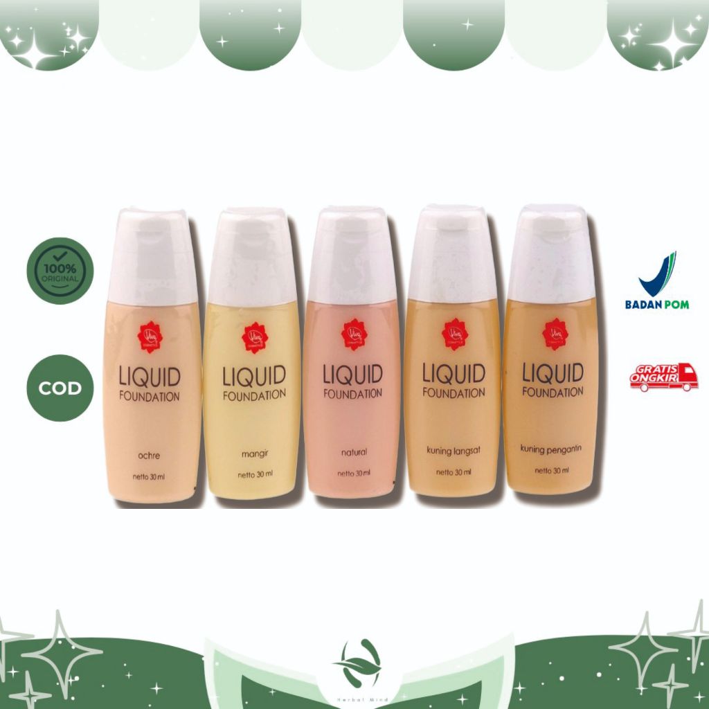 VIVA Liquid Foundation 30 ml (Tersedia 5 Varian Warna)