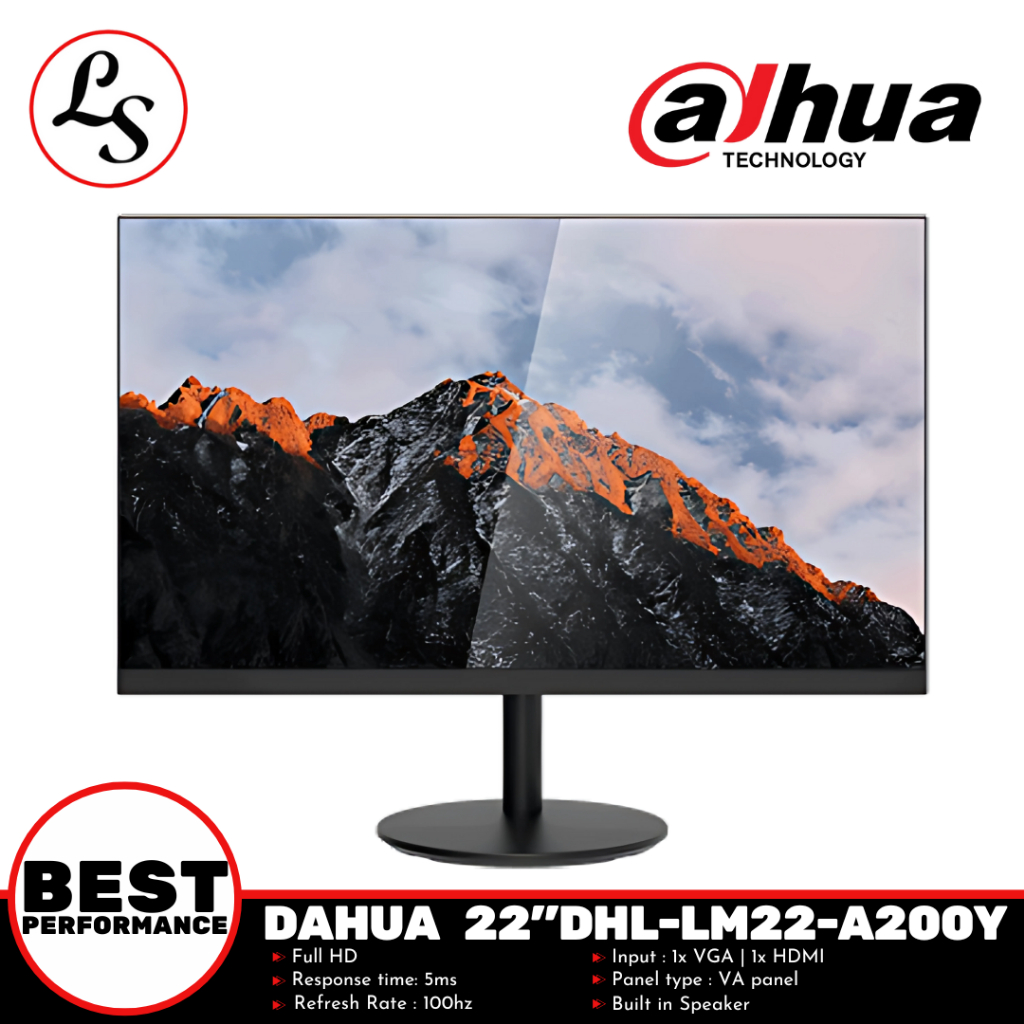 DAHUA MONITOR 22 Inch DHL-LM22-A200Y Full HD 100hz