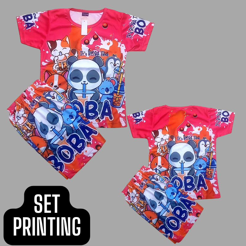 SETELAN BAJU LOL/BAJU BOBA ANAK PEREMPUAN