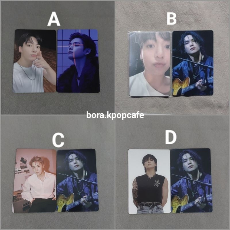 Photocard Jungkook YZY Tatto Pout Golden Jhope LD Proof Powerstation Suga RM CGV