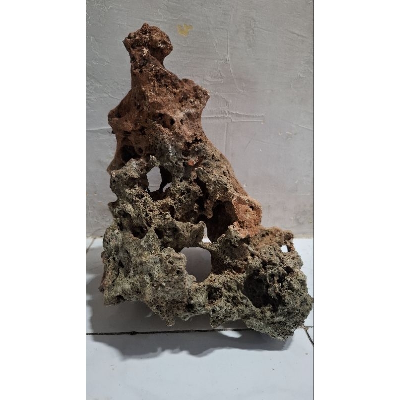 batu karang gunung berkarakter bolong