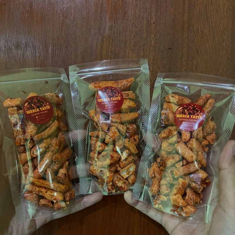 

BASRENG MALANG PAKET ICIP ICIP RASA PEDAS DAUN JERUK CHILI OIL KERIPIK CEMILAN ENAK RENYAH GURIH