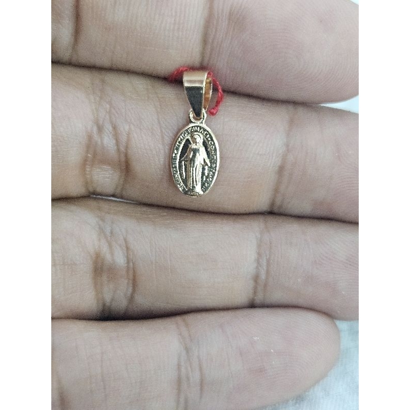 liontin model bunda maria variasi tanpa mata emas 70% 700 70 % 16k