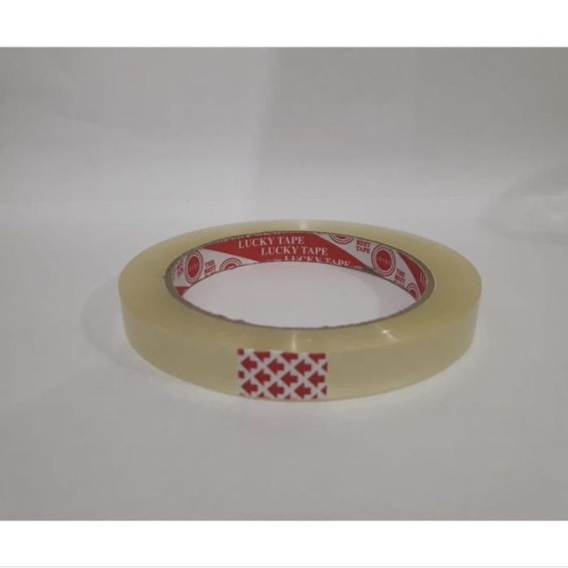 

Isolasi/lakban bening ½" 12MM x 100Y - 1 Roll