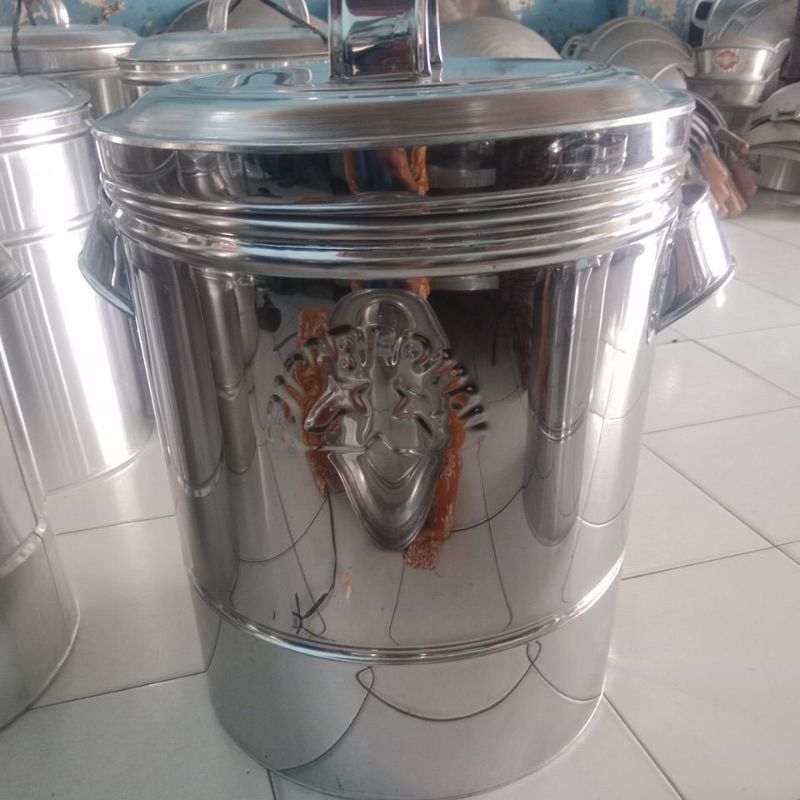 Dandang nasi stenlis tebal 0,4mm 15liter