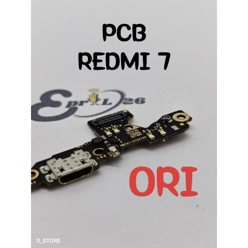PAPAN CAS XIAOMI REDMI 7 + MIC ORI CONNECTOR CHARGER PAPAN KONEKTOR CAS PCB BOARD USB XIAOMI REDMI 7