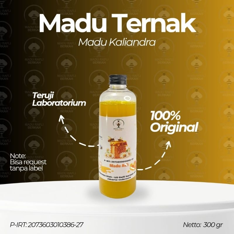 

Madu ASLI nektar bunga kaliandra 300gr