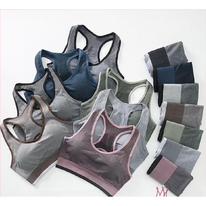 StyleUnderwear - CD BRA-102 - Set pakaian baju senam - baju olahraga GYM- bahan Polyester fiber