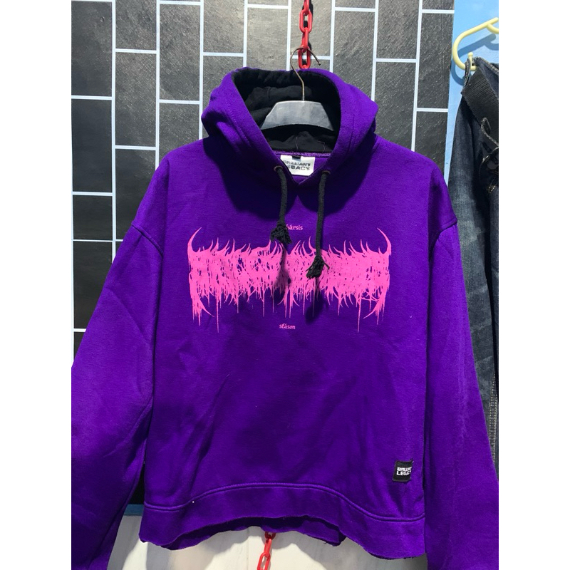 hoodie crop oversize