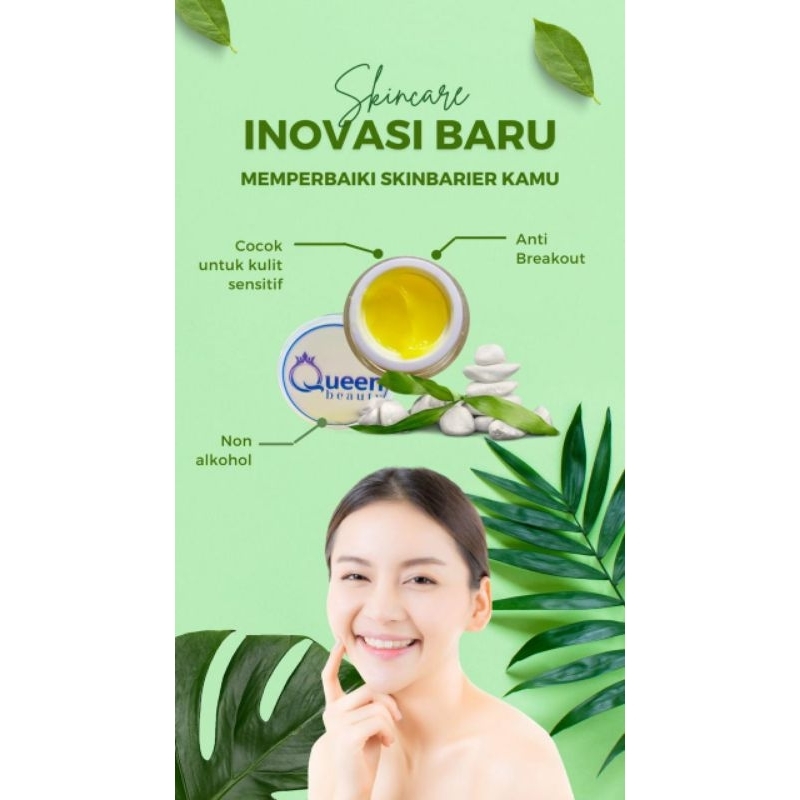 Queen beauty ( cream malam Memperbaiki skinbarier)