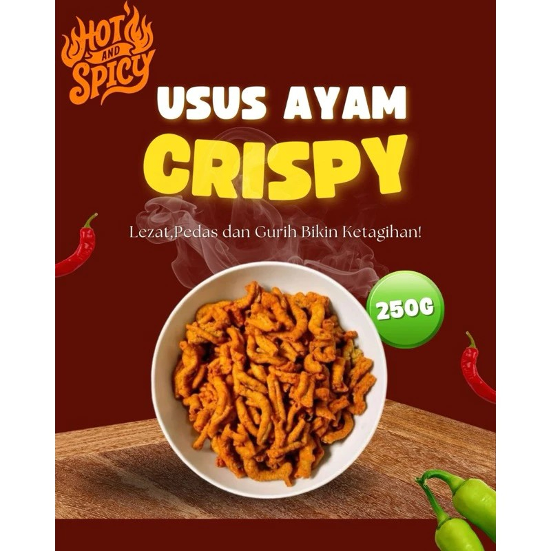 

Kripik Usus 250g / 250g Usus Crispy Bumbu Pedas Daun Jeruk dan original