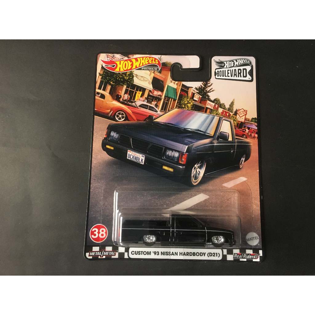 Hot Wheels Real Riders Boulevard Custom 93 Nissan Hardbody (D21)