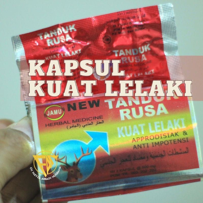 

jamu sehat pria cap cap tanduk rusa 2 kapsul