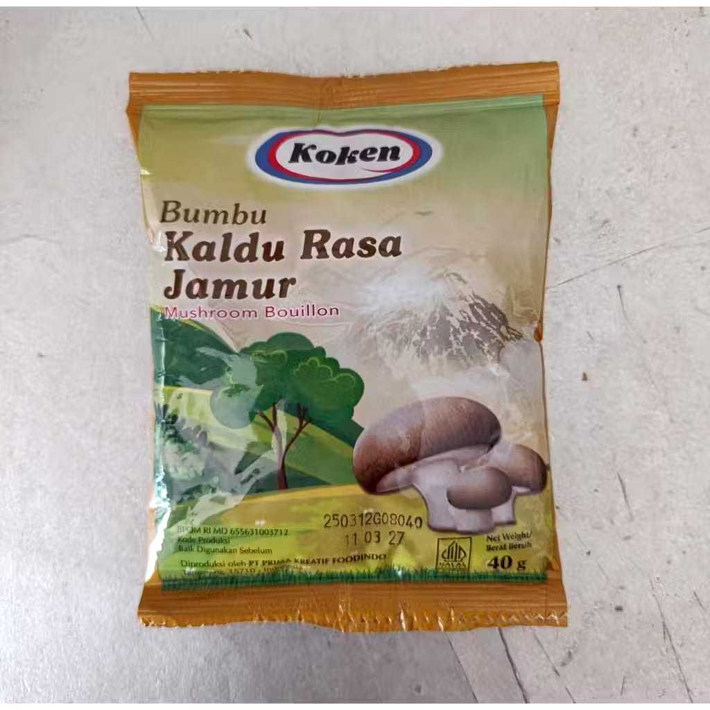 

Koken Kaldu Jamur Vegan Alami Instan