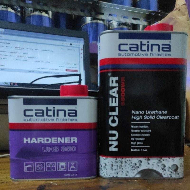 CATINA NU CLEAR 5500WR / CLEAR CATINA NANO URETHANE HIGH SOLID CLEARCOAT / CATINA NANO CLEAR