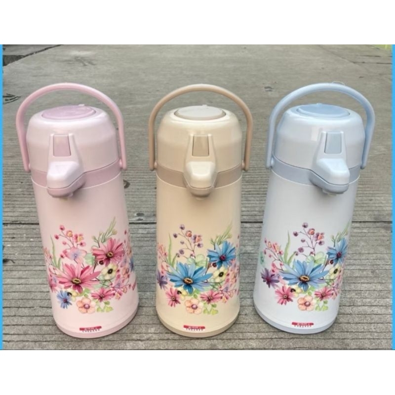 TERMOS PENCET LION STAR PAP-2000/2500 termos tekan lion star vacuum flask lion star termos 2,5 liter