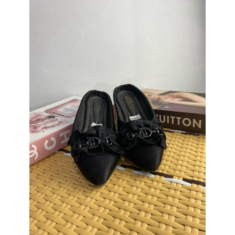 FLATSHOES KERJA WARNA HITAM
