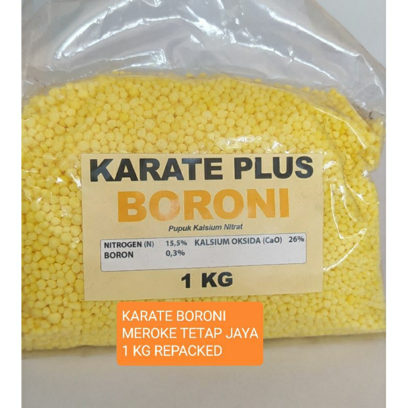 Pupuk Karate Boroni.Sumber kalsium,nitrogen dan boron untuk tanaman.