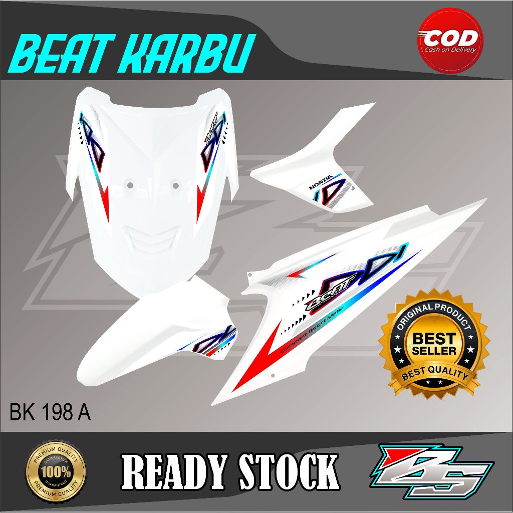 STRIPING BEAT KARBU 2008-2012 STICKER VARIASI ORI