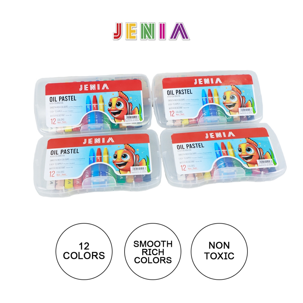 

OIL PASTEL 12 WARNA JENIA