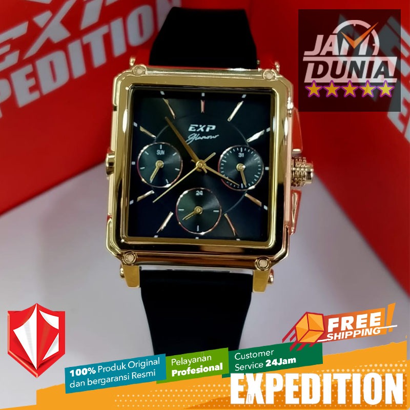JAM TANGAN WANITA EXPEDITION BLACK ROSE GOLD EXF 6618 EXF6618 EXF 6618 EXPEDITION 6618 JAM WANITA OR