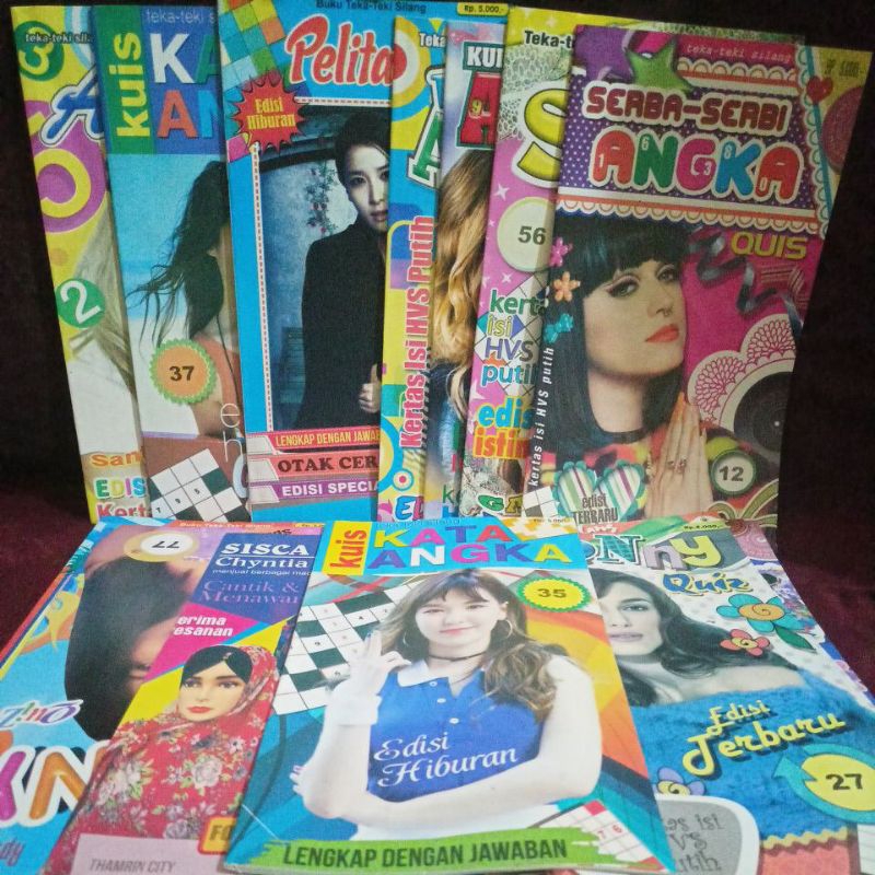 teka teki silang angka isi 10