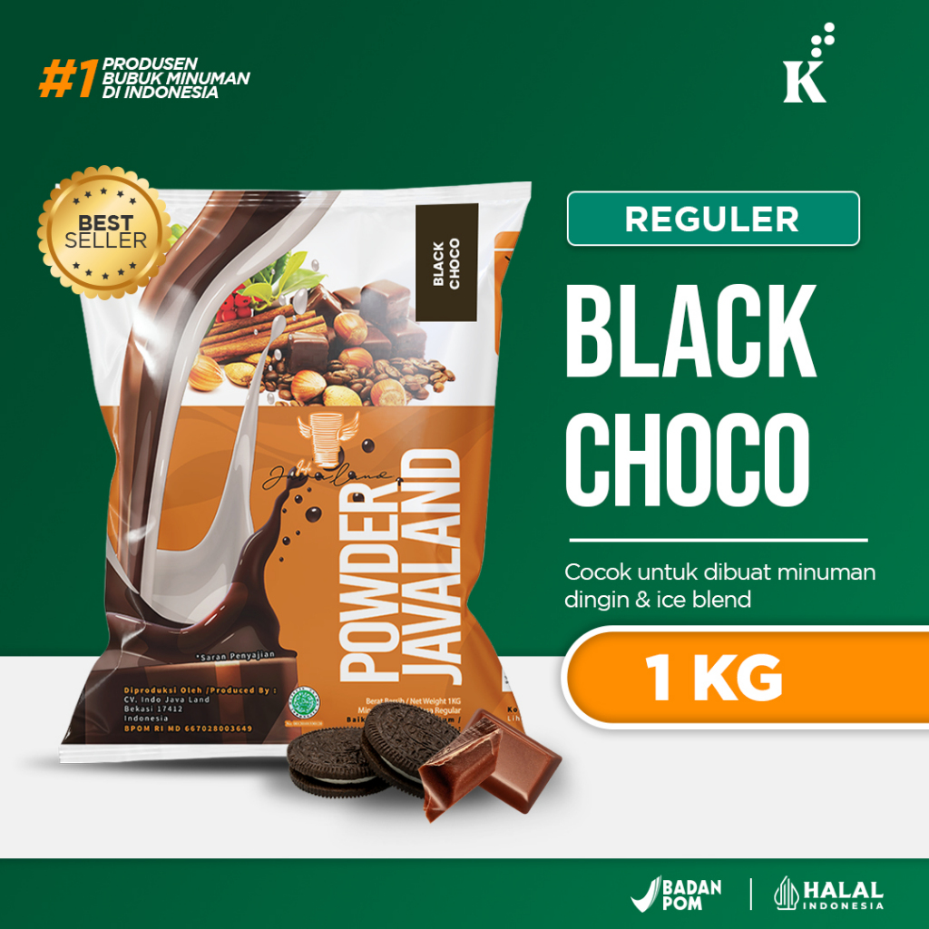 

Bubuk Minuman Bubble Powder Drink Rasa Black Choco Original Javaland