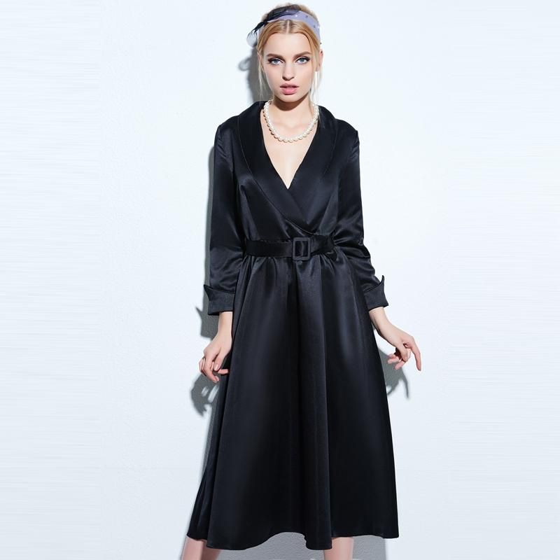 Dress Hitam Elegant-Dress Cantik