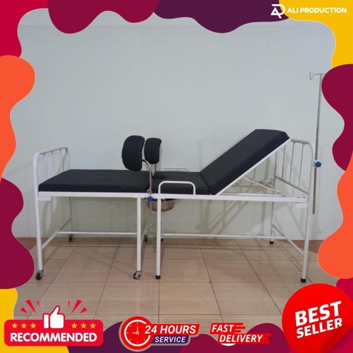 Bed Verlos Bed Partus Bed Melahirkan Rumah Sakit Bidan Klinik Besi Tempat Bersalin Rumah Sakit