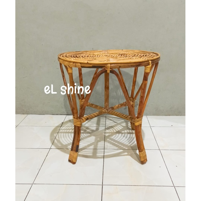 Meja Rotan Meja Bulat Meja Tamu
