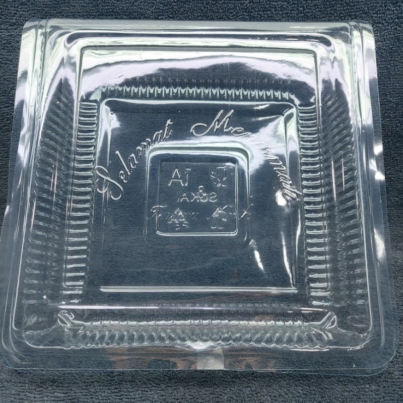 MIKA PLASTIK MAKANAN PERSEGI 1X JUMBO ( 50 PC )