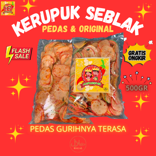 

Kerupuk Seblak Kering Gurih Mantap 500gr