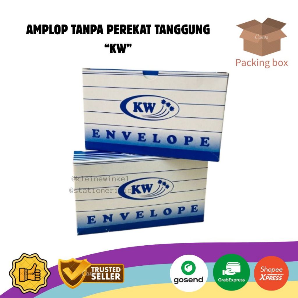 

Amplop Tanggung Tanpa Perekat 104 Merk KW [ 1 PACK ]