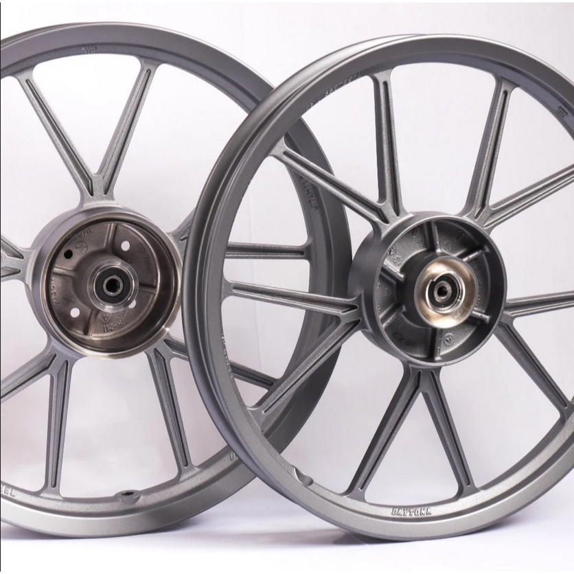 [PRE ORDER] VELG CMG GP WHEEL MODEL DAYTONA TROMOL YAMAHA F1ZR JUPITER BLACK DISC RING 17 X 160 / 18