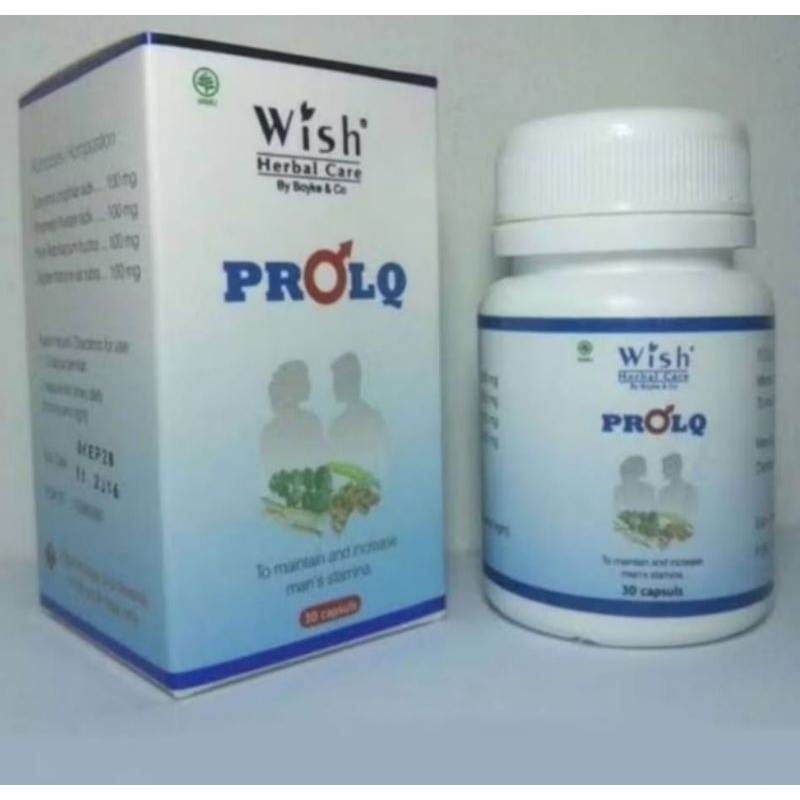 Wish Prolq Kapsul Original Dr Boyke - Suplemen Pria