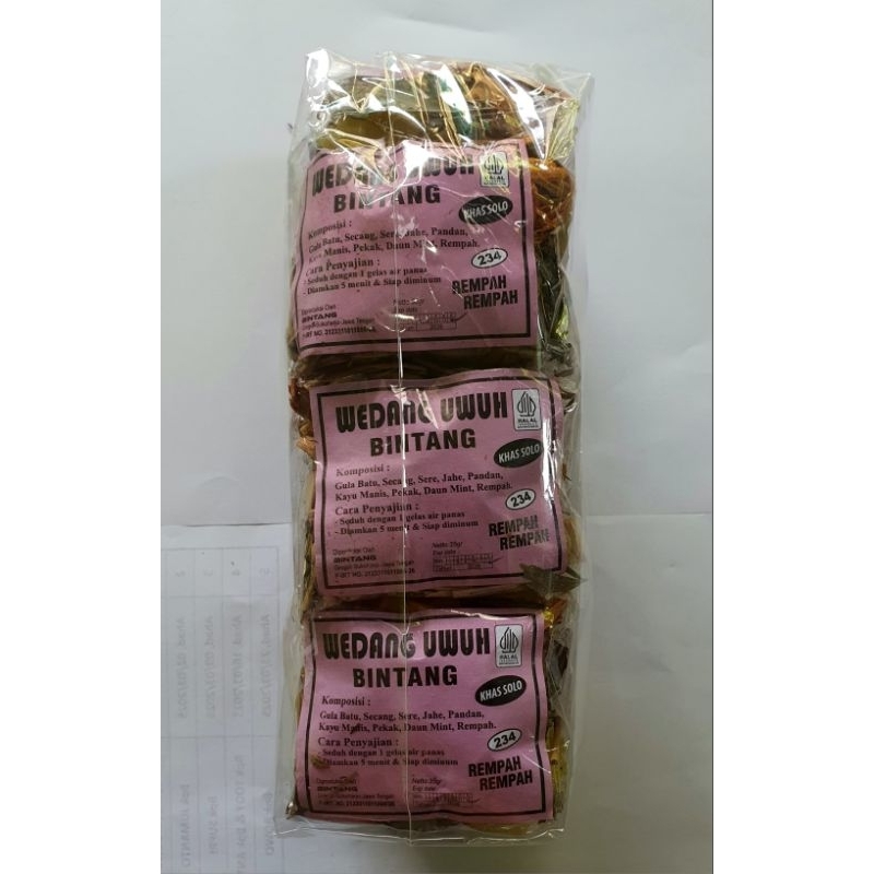 

Wedang Uwuh Bintang