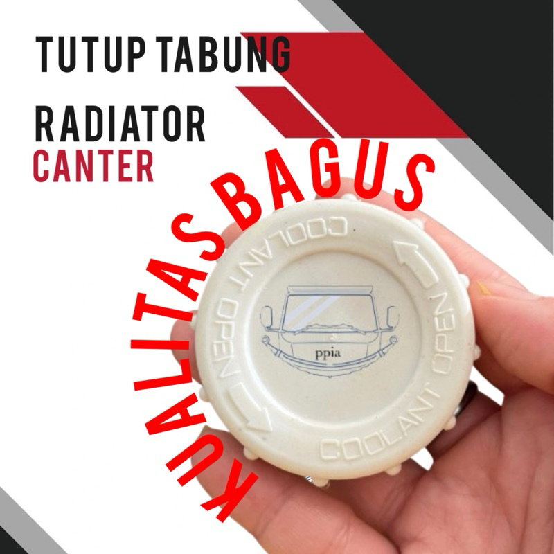tutup tabung radiator canter kualitas bagus (harga pebiji) / tutup tandon radiator canter / tutup ta