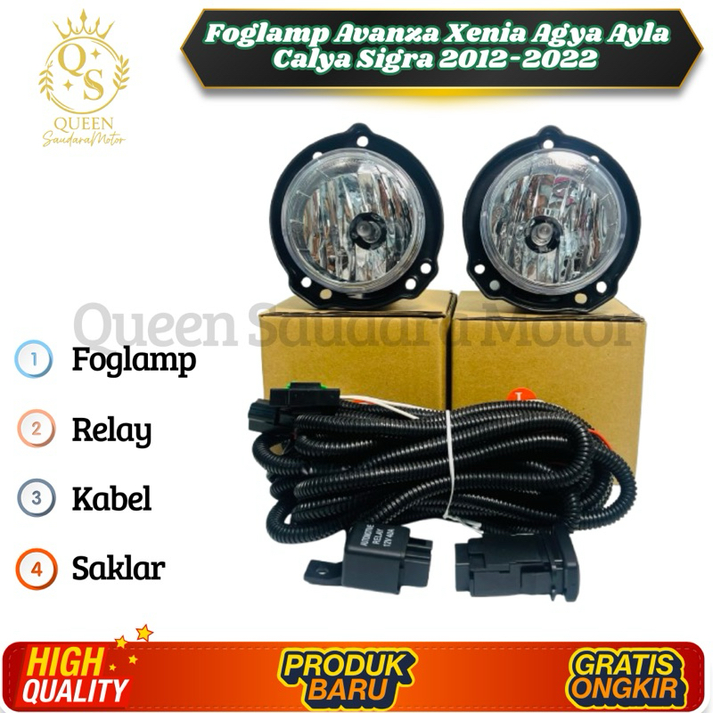 Foglamp Avanza Xenia Agya Ayla Calya Sigra 2012-2022 Best Seller