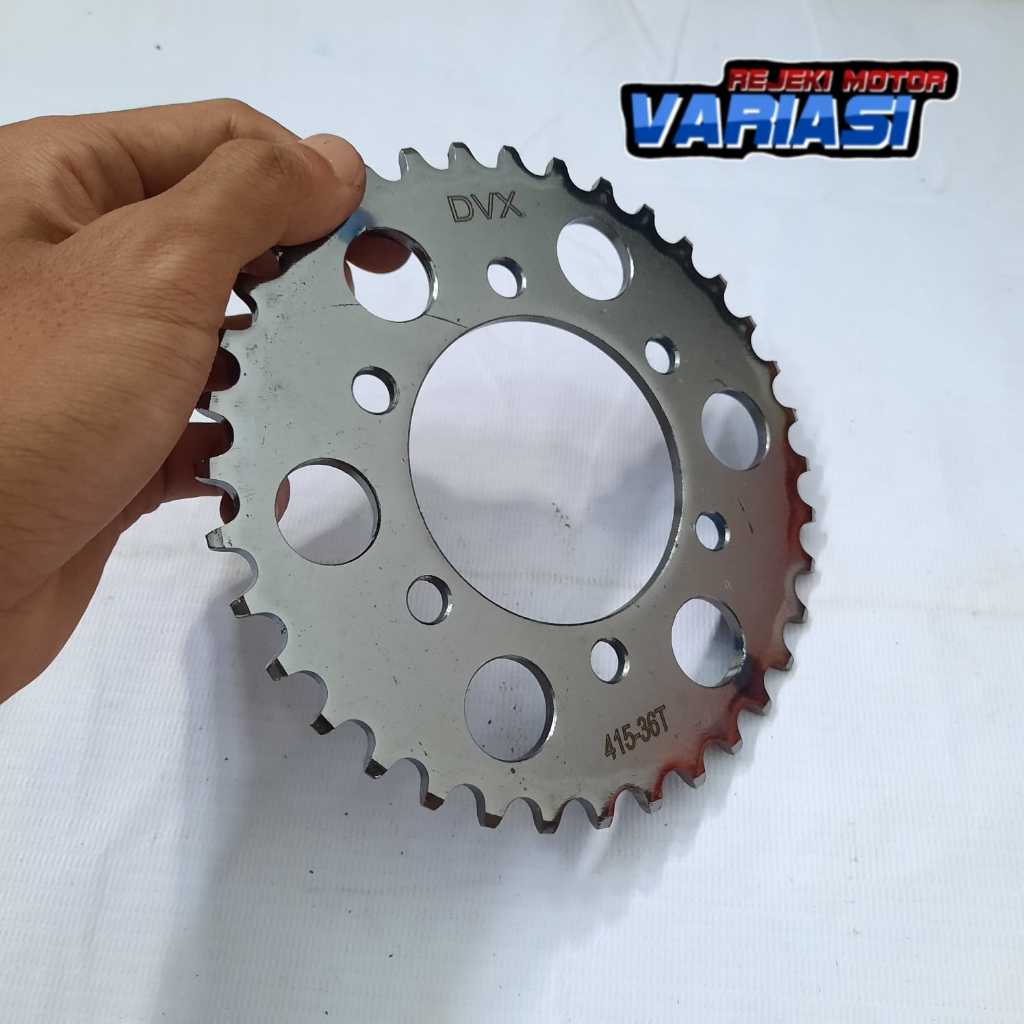 SALE  Gir Belakang DVX Silver Kilap DVX Daytona Slim 415 36 37 T Kawasaki NINJA 150 RR R KRR SS