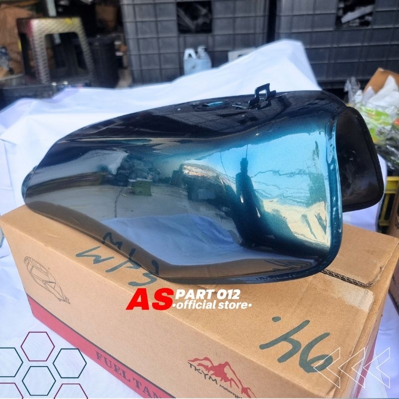 TENGKI BENSIN  RX KING HIJAU BOTOL BAHAN TEBAL CAT BERKUALITAS TANGKI RX KING