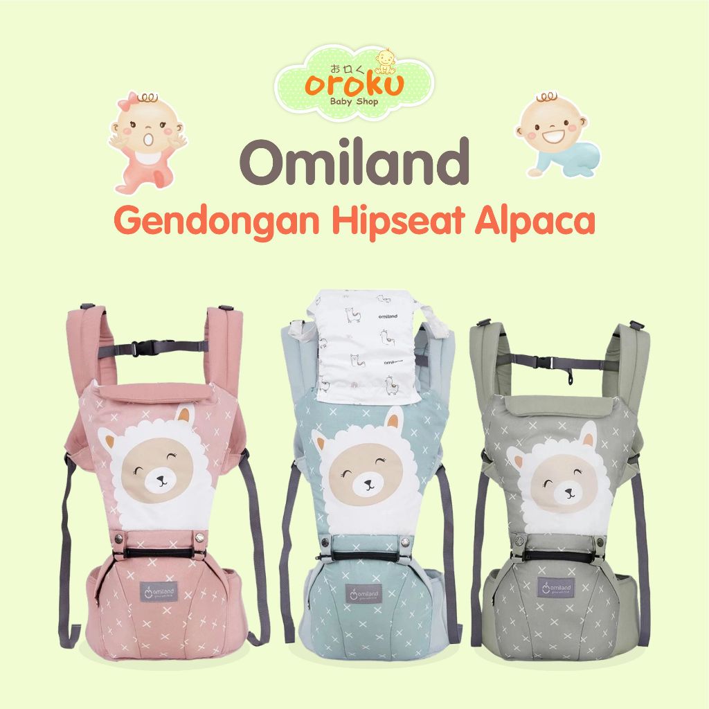 OMILAND GENDONGAN HIPSEAT ALPACA/ GENDONGAN BAYI / HIPSEAT