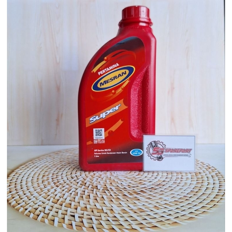 OLI MESRAN SUPER SAE 20W-50 1L PER DUS ISI 20