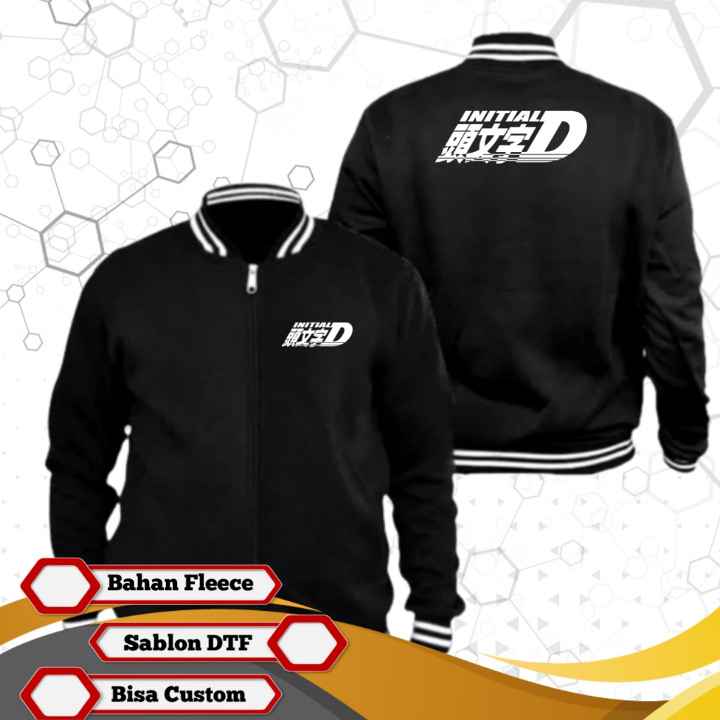 Jaket Initial D Jaket Varsity Custom